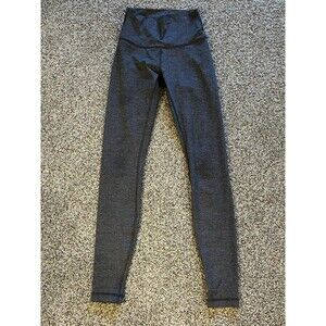 Lululemon Align High-Rise Leggings Size 4 Heathered Graphite Grey 28” Inseam
